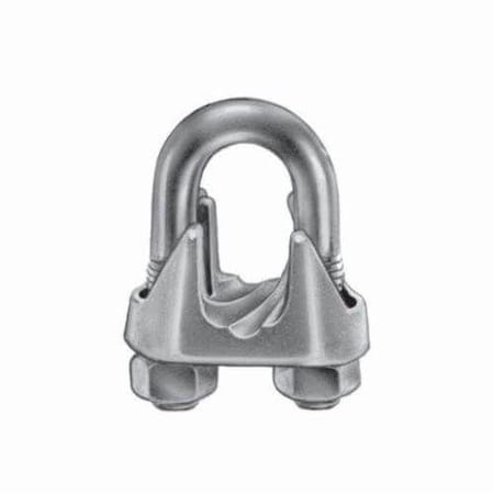 Wire Rope Clip,1 In Cable,Malleable Iron,5 Clips Minimum,26 In Rope Turn Back,225 FtLb,23215 9